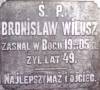 Bronisaw Wilusz, died 1905